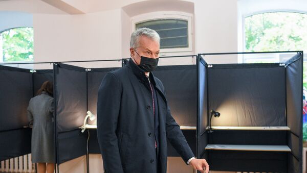 Президент Литвы Гитанас Науседа проголосовал на выборах в Сейм - Sputnik Lietuva