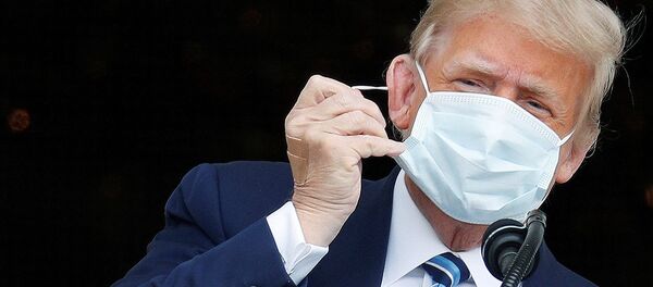 Президент США Дональд Трамп Президент США Дональд Трамп - Sputnik Литва