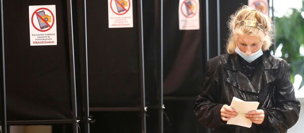 Выборы в Сейм Литвы, избирательный участок в Тракае Выборы в Сейм Литвы, избирательный участок в Тракае - Sputnik Lietuva
