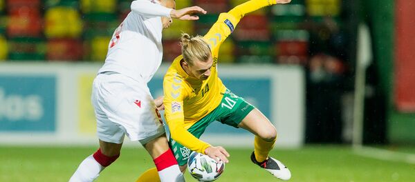 Матч сборной Литвы и сборной Белоруссии Матч сборной Литвы и сборной Белоруссии - Sputnik Литва