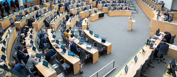 Зал заседаний Сейма Литвы - Sputnik Литва