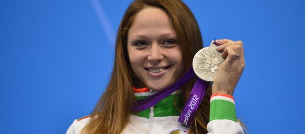 Пловчиха Александра Герасименя - Sputnik Lietuva