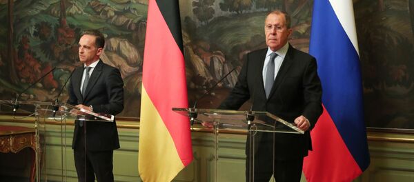 Встреча глав МИД РФ и Германии С. Лаврова и Х. Мааса - Sputnik Lietuva