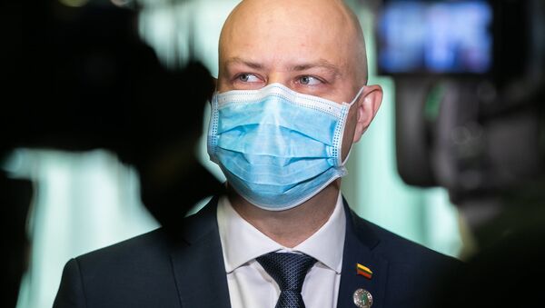 Исполняющий обязанности министра здравоохранения Литвы Аурелиюс Верига - Sputnik Литва