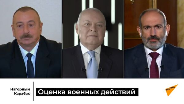 Алиев и Пашинян оценили боевые действия в Карабахе - Sputnik Lietuva