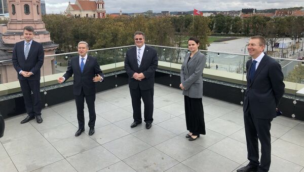 Встреча министров иностранных дел стран Балтии и Канады со Светланой Тихановской  - Sputnik Lietuva