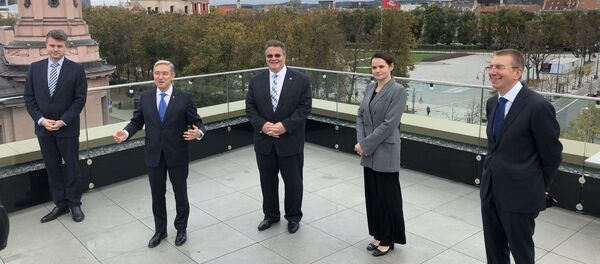 Встреча министров иностранных дел стран Балтии и Канады со Светланой Тихановской  - Sputnik Lietuva