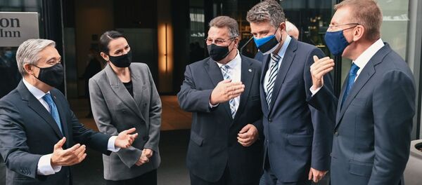 Встреча министров иностранных дел стран Балтии и Канады со Светланой Тихановской  - Sputnik Литва