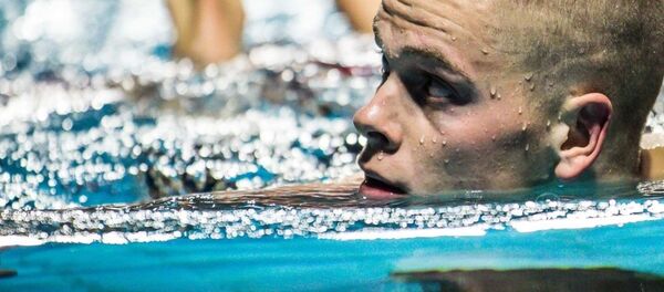 Литовский пловец Данас Рапшис на соревнованиях в Будапеште - Sputnik Литва