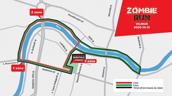 Zombių apokalipsė Vilniaus centre: sostinėje vyks neįprastas bėgimas Zombių apokalipsė Vilniaus centre: sostinėje vyks neįprastas bėgimas - Sputnik Lietuva