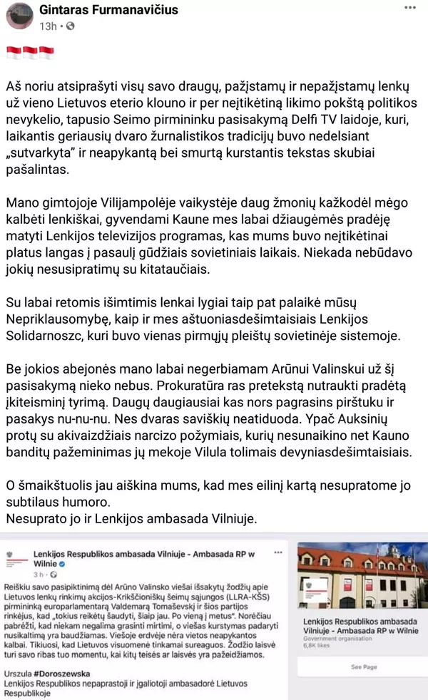 Lenkų klausimas Lietuvoje. Kas atsakingas už neapykantos kurstymą? Lenkų klausimas Lietuvoje. Kas atsakingas už neapykantos kurstymą? - Sputnik Lietuva
