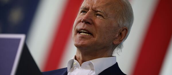 Кандидат в президенты от Демократической партии Джо Байден Кандидат в президенты от Демократической партии Джо Байден - Sputnik Lietuva