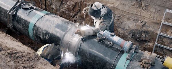 Строительство газопровода GIPL в Литве - Sputnik Литва