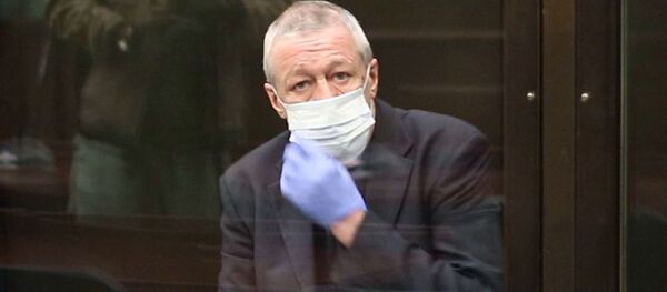 Актер Михаил Ефремов в зале заседаний Московского городского суда - Sputnik Литва