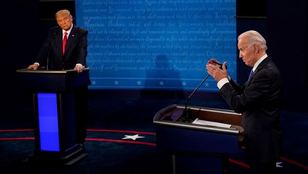 Дебаты бывшего вице-президента Джо Байдена и президента Дональда Трампа - Sputnik Lietuva
