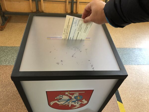Голосование во втором туре выборов в Сейм Литвы - Sputnik Lietuva