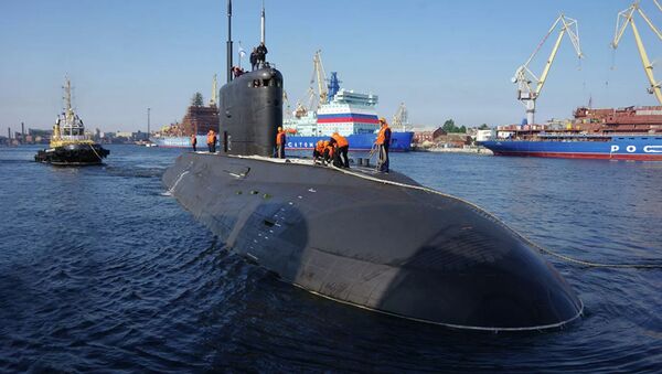Rusijos dyzelinis-elektrinis povandeninis laivas Volchov - Sputnik Lietuva