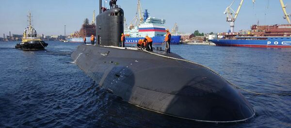 Rusijos dyzelinis-elektrinis povandeninis laivas Volchov Rusijos dyzelinis-elektrinis povandeninis laivas Volchov - Sputnik Lietuva