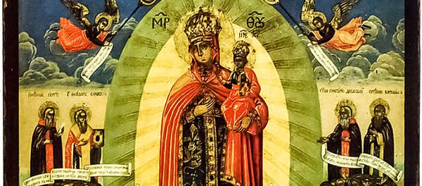 Икона Божьей Матери Всех скорбящих Радость Икона Божьей Матери Всех скорбящих Радость - Sputnik Литва