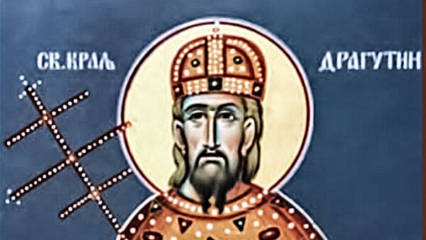 Святой Стефан Милютин, король Сербский - Sputnik Литва