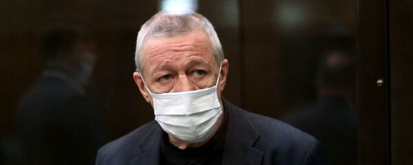 Актер Михаил Ефремов в зале заседаний Московского городского суда - Sputnik Литва