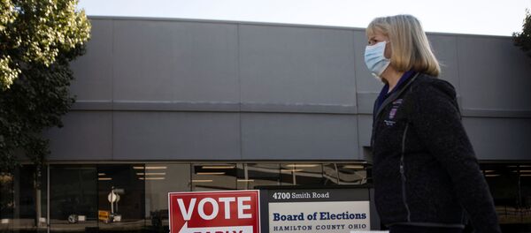 Досрочное голосование в США, выборы президента - Sputnik Литва