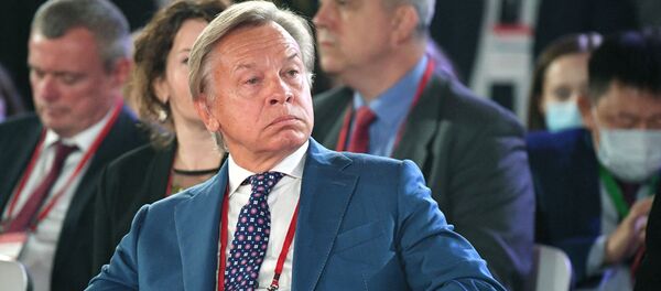 Член Совета Федерации Алексей Пушков Член Совета Федерации Алексей Пушков - Sputnik Lietuva