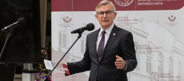 Спикер Сейма Литвы Викторас Пранцкетис Спикер Сейма Литвы Викторас Пранцкетис - Sputnik Литва