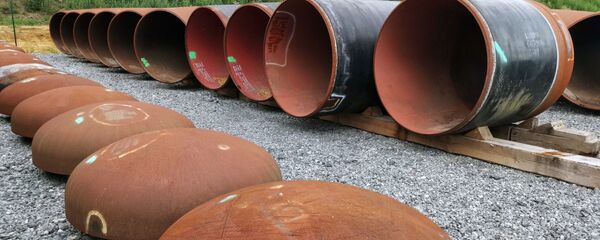 Строительство газопровода Северный поток-2 в Германии - Sputnik Литва