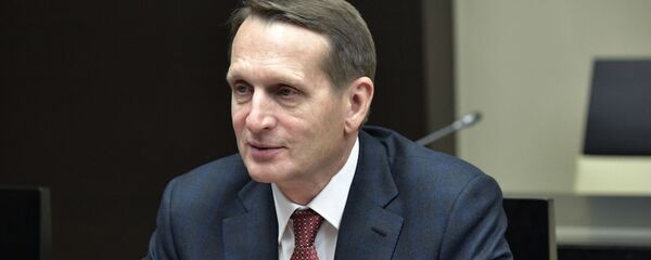 Директор Службы внешней разведки РФ Сергей Нарышкин Директор Службы внешней разведки РФ Сергей Нарышкин - Sputnik Литва