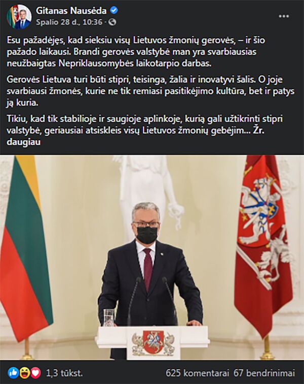 Gerovės valstybės miražas. Nausėda bando išpildyti savo svajonę kartu su naująja valdžia Gerovės valstybės miražas. Nausėda bando išpildyti savo svajonę kartu su naująja valdžia - Sputnik Lietuva