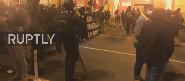 Протесты в США на фоне выборов президента - Sputnik Литва