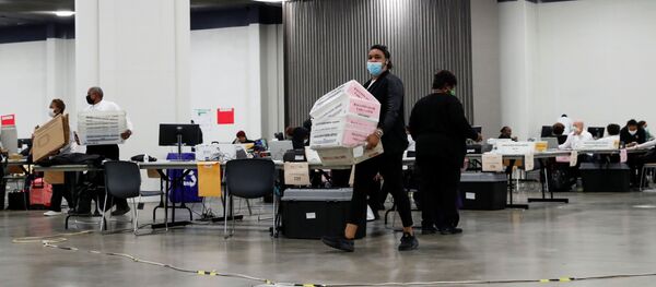 Президентские выборы в США, подсчет голосов, 4 ноября 2020 года Президентские выборы в США, подсчет голосов, 4 ноября 2020 года - Sputnik Lietuva
