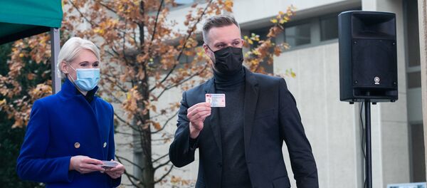 Депутат Сейма Литвы Габриэлюс Ландсбергис Депутат Сейма Литвы Габриэлюс Ландсбергис - Sputnik Литва