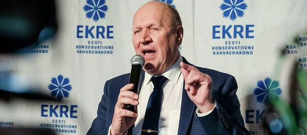 Глава МВД Эстонии Март Хельме - Sputnik Литва