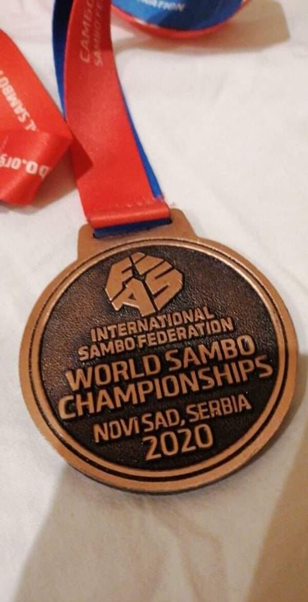 Литовцы привезли две медали с чемпионата мира по самбо - Sputnik Литва