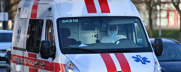 Машина скорой помощи, архивное фото Машина скорой помощи, архивное фото - Sputnik Литва