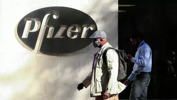 Kompanijos Pfizer biuras Niujorke - Sputnik Lietuva