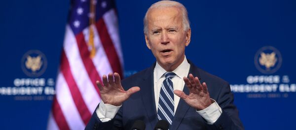 Новоизбранный президент США Джо Байден Новоизбранный президент США Джо Байден - Sputnik Lietuva