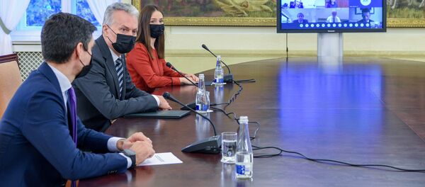 Встреча президента Литвы Гитанаса Науседы с советом экспертов в области здравоохранения - Sputnik Литва