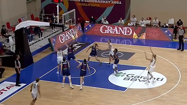 Игра женских баскетбольных сборных Литвы и Сербии - Sputnik Литва