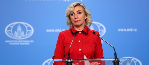 Официальный представитель Министерства иностранных дел России Мария Захарова Официальный представитель Министерства иностранных дел России Мария Захарова - Sputnik Lietuva