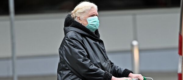 Масочный режим в Вильнюсе Масочный режим в Вильнюсе - Sputnik Литва