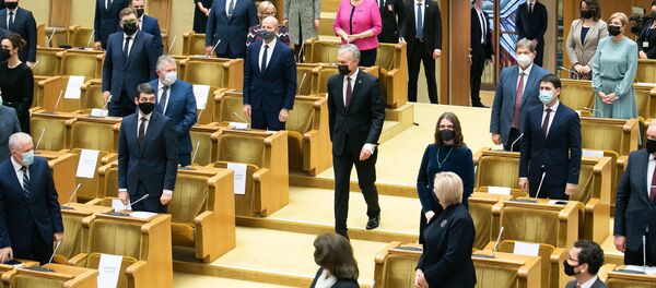 Президент Литвы Гитанас Науседа и депутаты Сейма Президент Литвы Гитанас Науседа и депутаты Сейма - Sputnik Lietuva