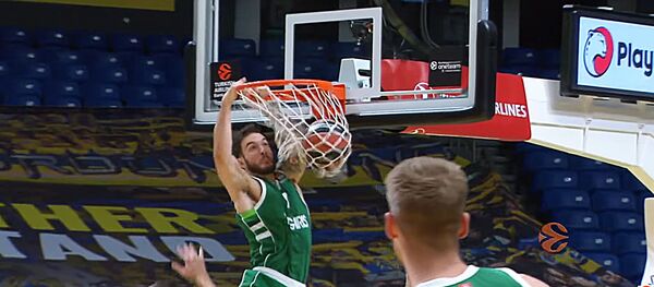 Игра Маккаби и Жальгириса Игра Маккаби и Жальгириса - Sputnik Литва