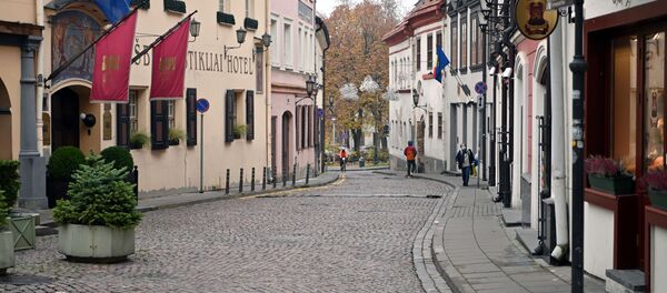 Улица Стиклю в старом городе, Вильнюс Улица Стиклю в старом городе, Вильнюс - Sputnik Lietuva