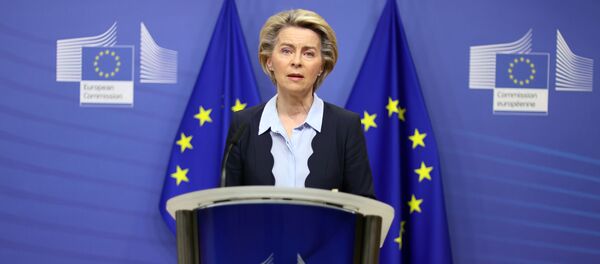 Глава ЕК Усула фон дер Ляйен Глава ЕК Усула фон дер Ляйен - Sputnik Lietuva