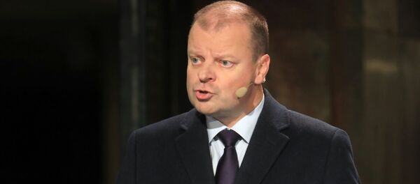 Премьер-министр Литвы Саулюс Сквернялис Премьер-министр Литвы Саулюс Сквернялис - Sputnik Литва