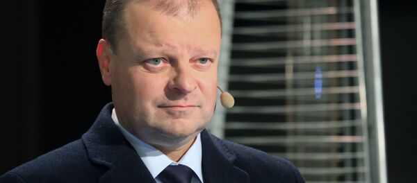 Премьер-министр Литвы Саулюс Сквернялис Премьер-министр Литвы Саулюс Сквернялис - Sputnik Lietuva