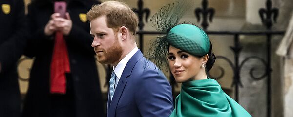 Принц Гарри с Меган Маркл - Sputnik Литва